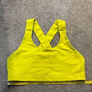 Lululemon Athletica Vibrant Yellow Sports Bra